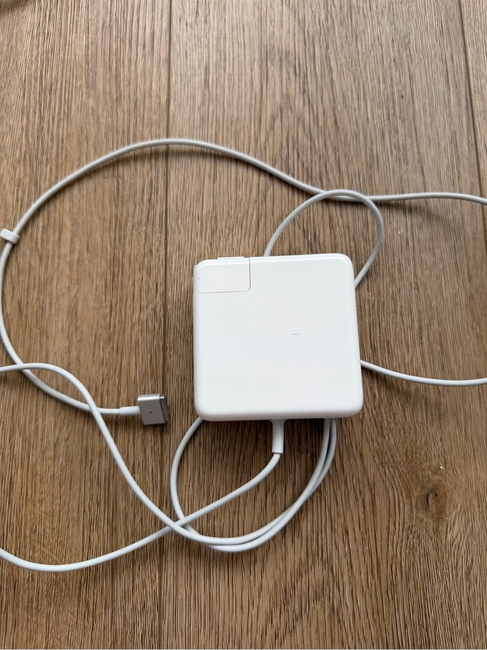White Square Laptop Power Adapter with Magsafe Connector
